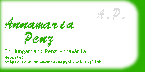 annamaria penz business card