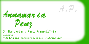 annamaria penz business card